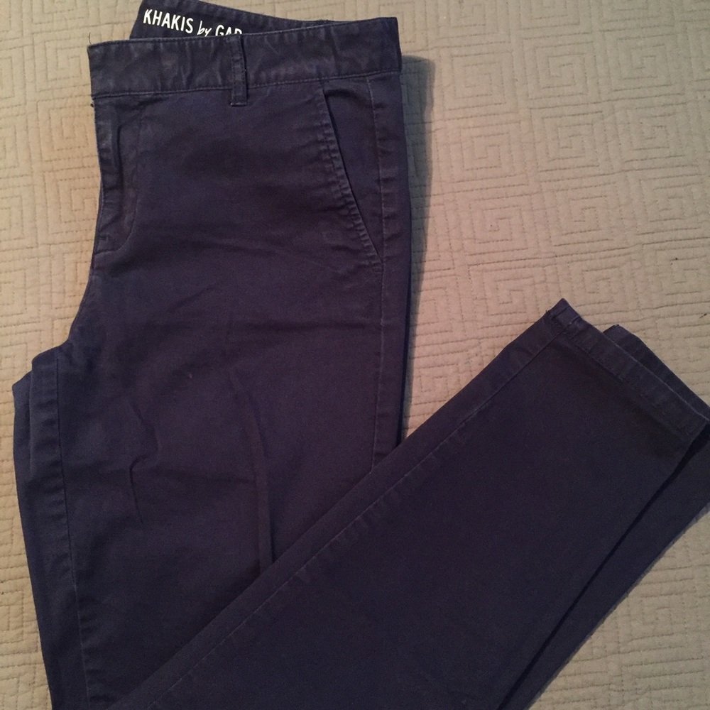 GAP Women's Skinny Pants - Navy